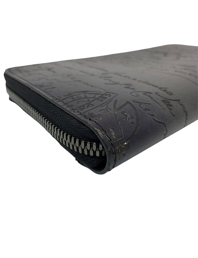 Compagnon BERLUTI Itauba cuir de veau bleu foncé