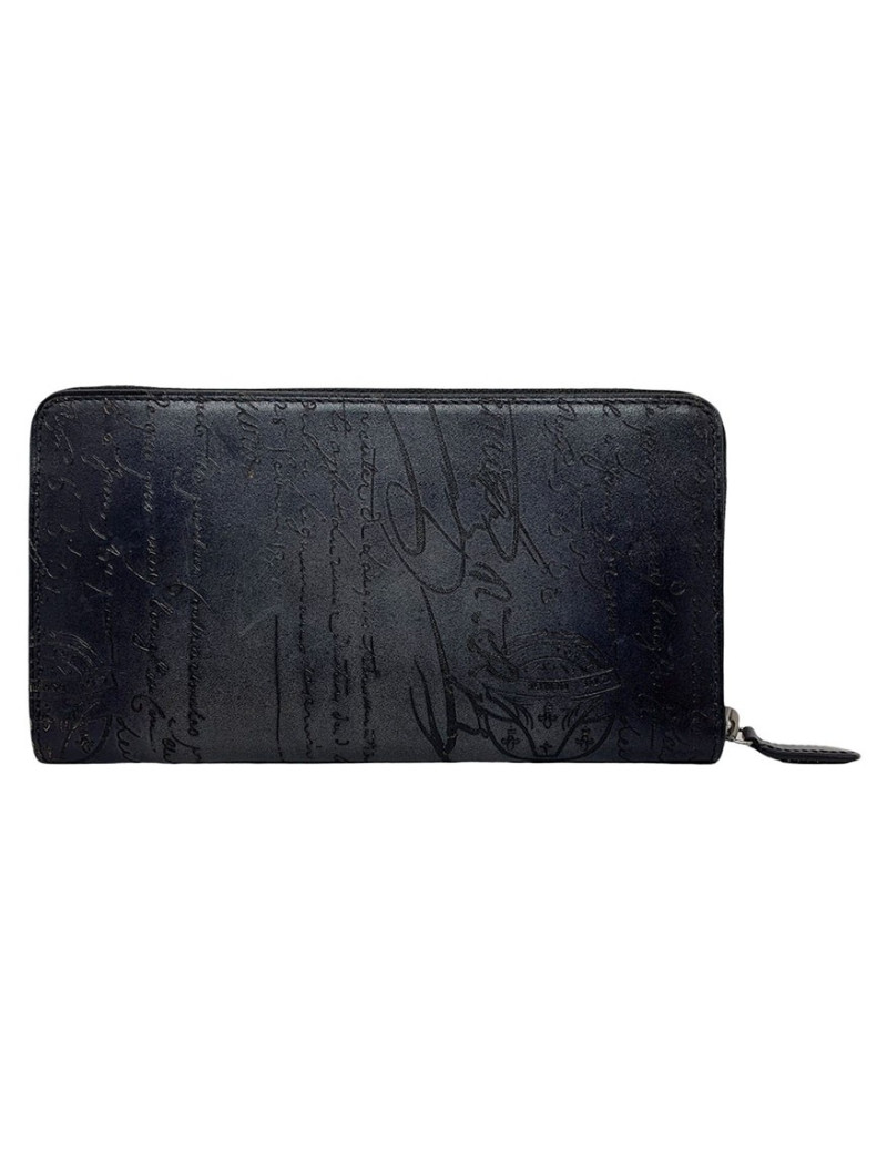 Compagnon BERLUTI Itauba cuir de veau bleu foncé