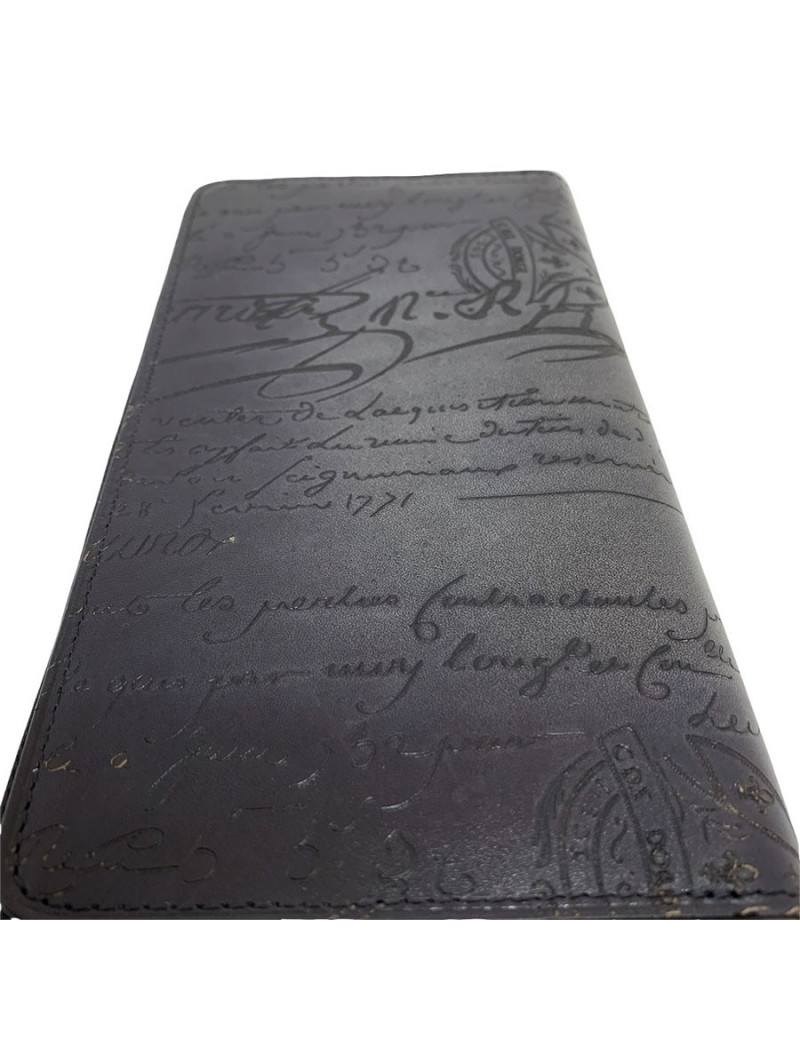 Compagnon BERLUTI Itauba cuir de veau bleu foncé