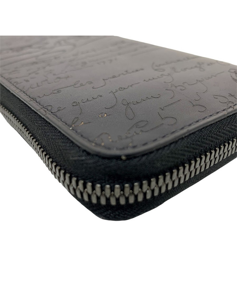 Compagnon BERLUTI Itauba cuir de veau bleu foncé