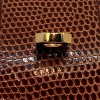 Bracelet HERMES collier de chien cuir lezard lisse etrusque