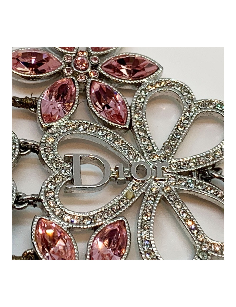 Sautoir DIOR rose multirangs