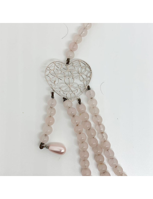 Sautoir DIOR rose multirangs