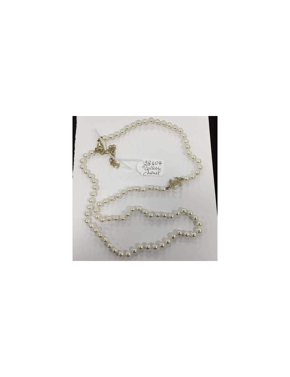 Collier CHANEL perles nacrées