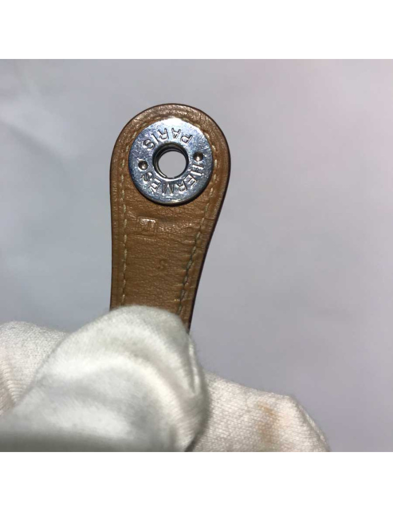 HERMES Eclipse Bracelet in Brown Barénia - Vintage Certified Occasion