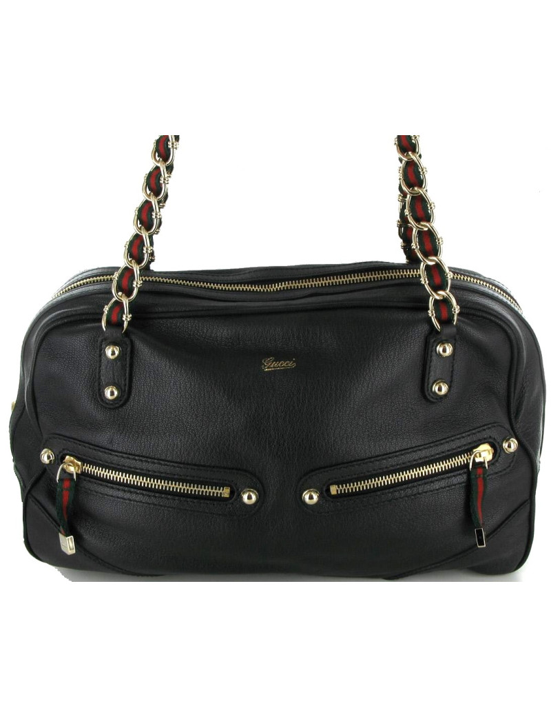 Sac GUCCI en cuir noir