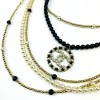 Collier chanel Multirangs perles
