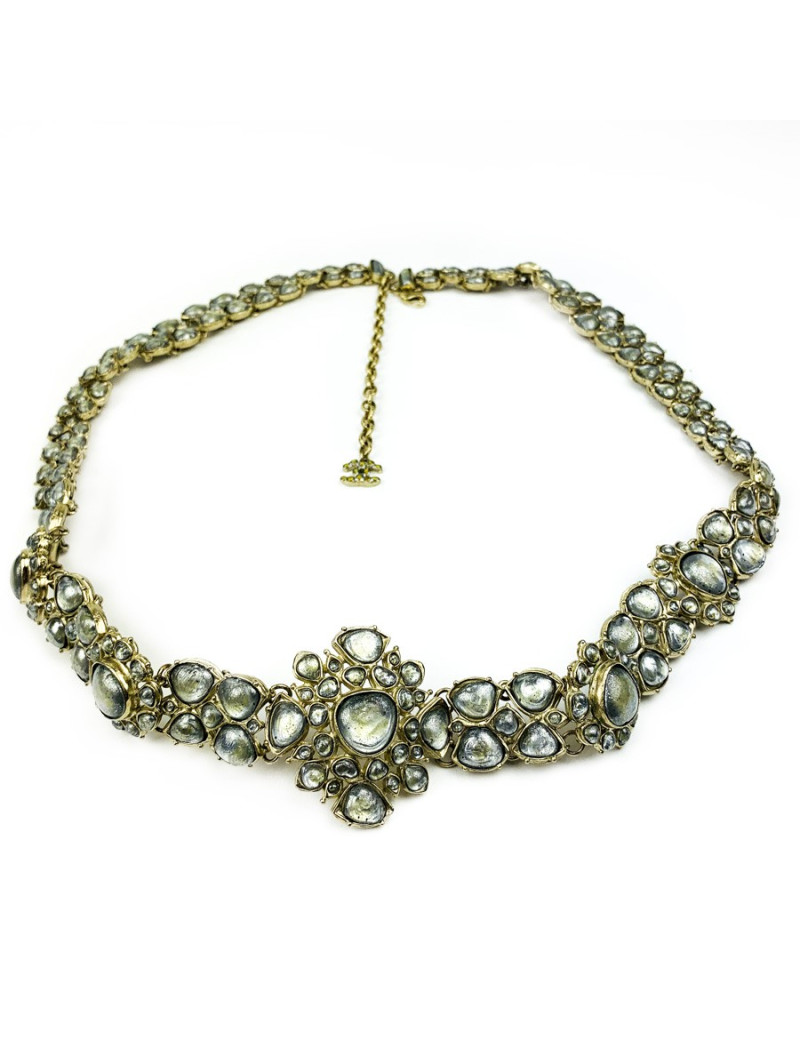 Ceinture CHANEL pâte de verre Métiers d'art "PARIS-BOMBAY"