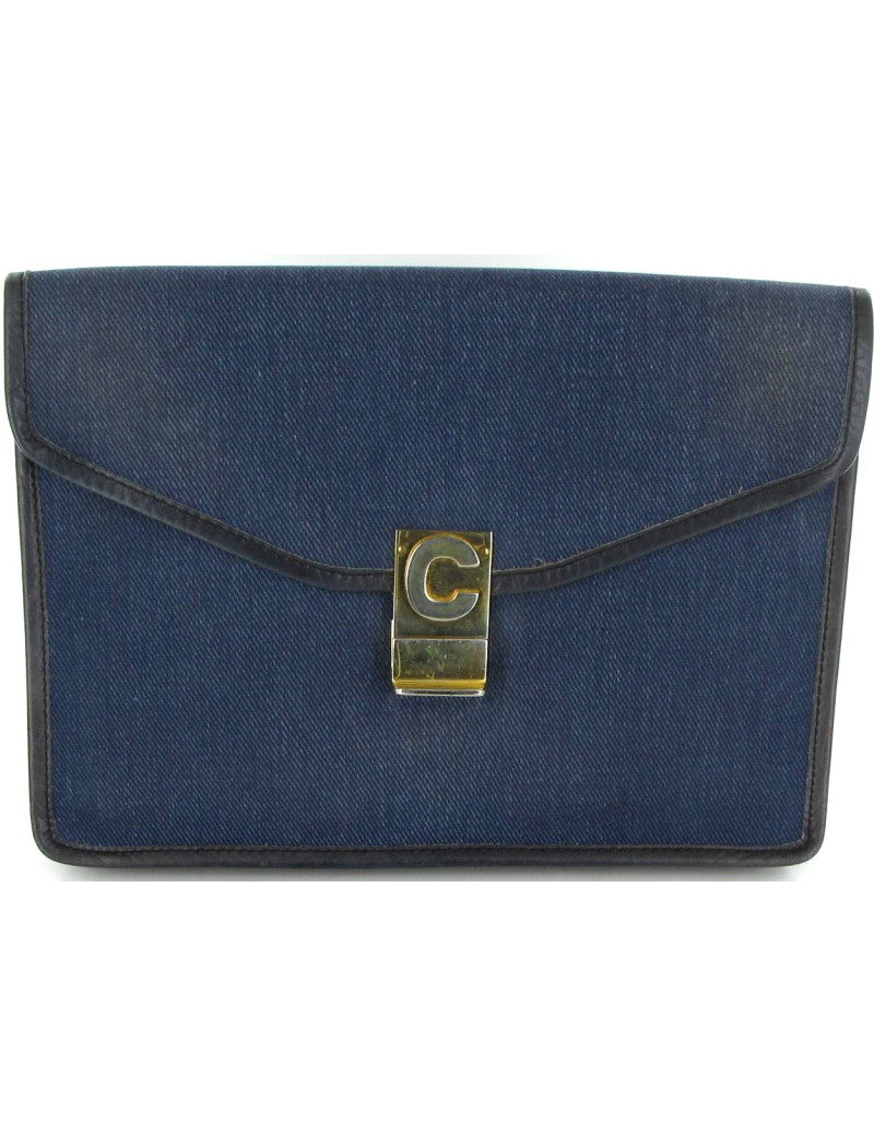 Pochette CELINE vintage en jean 
