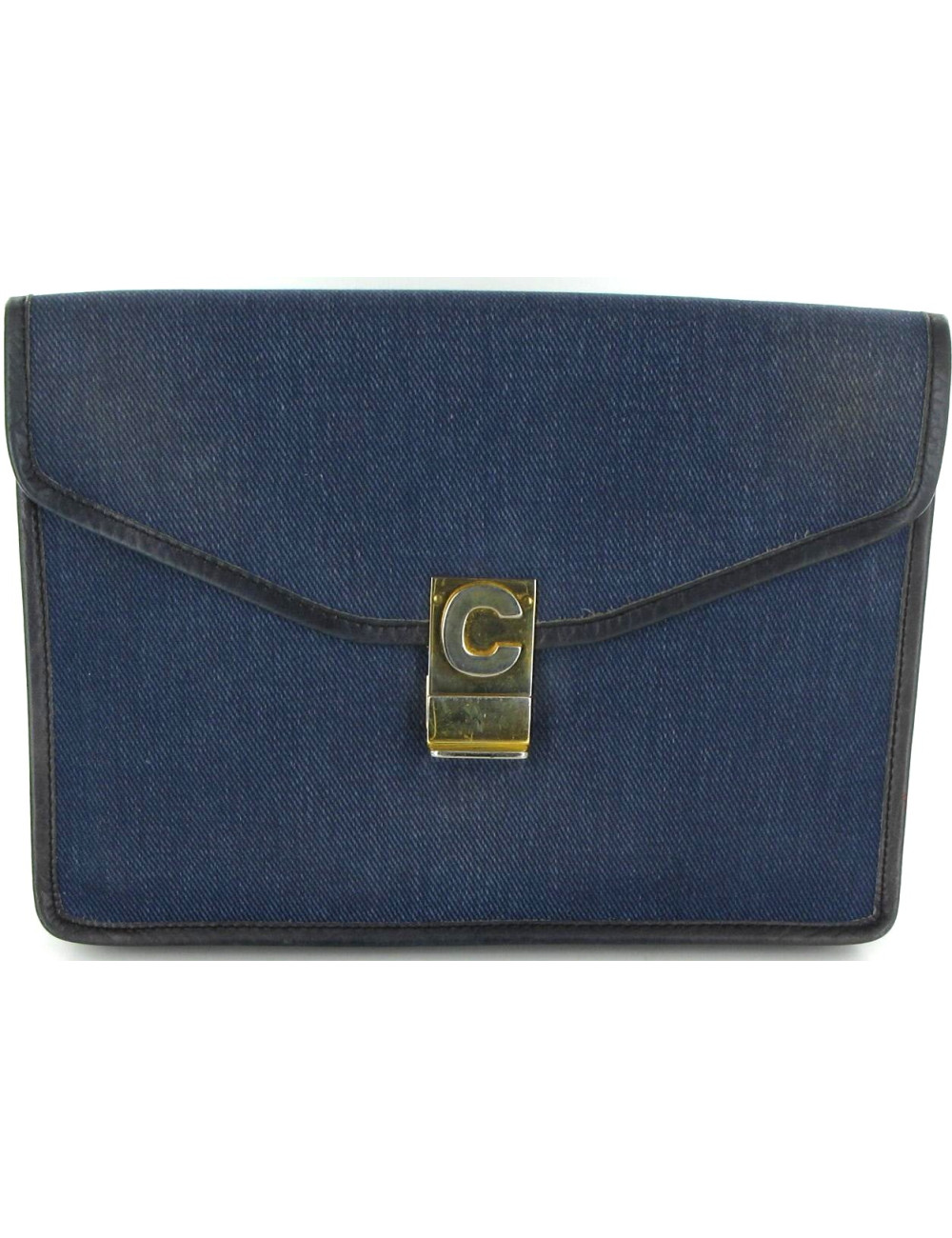 Pochette CELINE vintage en jean 