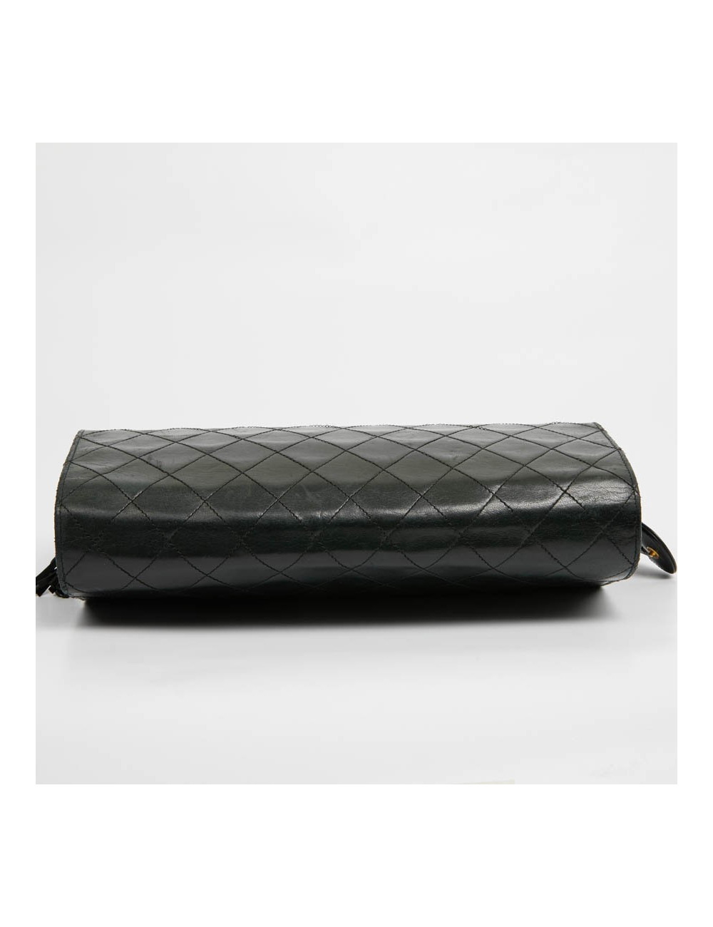 sac CHANEL pochette cuir matelassé noir