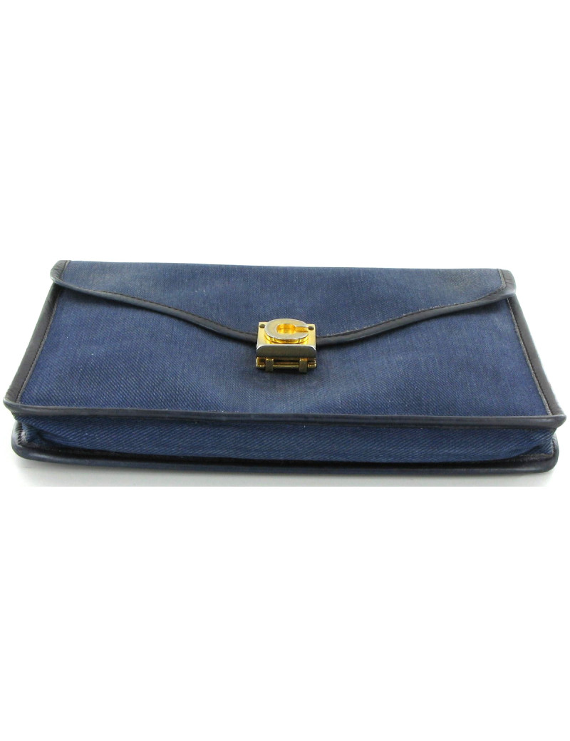 Pochette CELINE vintage en jean 