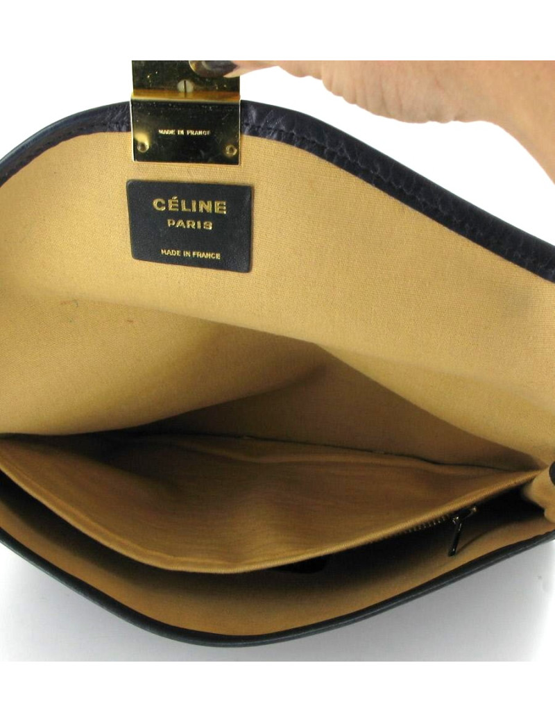 Pochette CELINE vintage en jean 