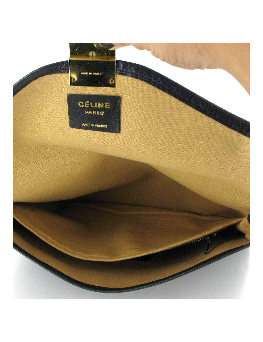 Pochette CELINE vintage en jean 