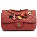 Chanel Mademoiselle Collector bag in red leather 