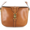 CELINE box gold leather Messenger bag