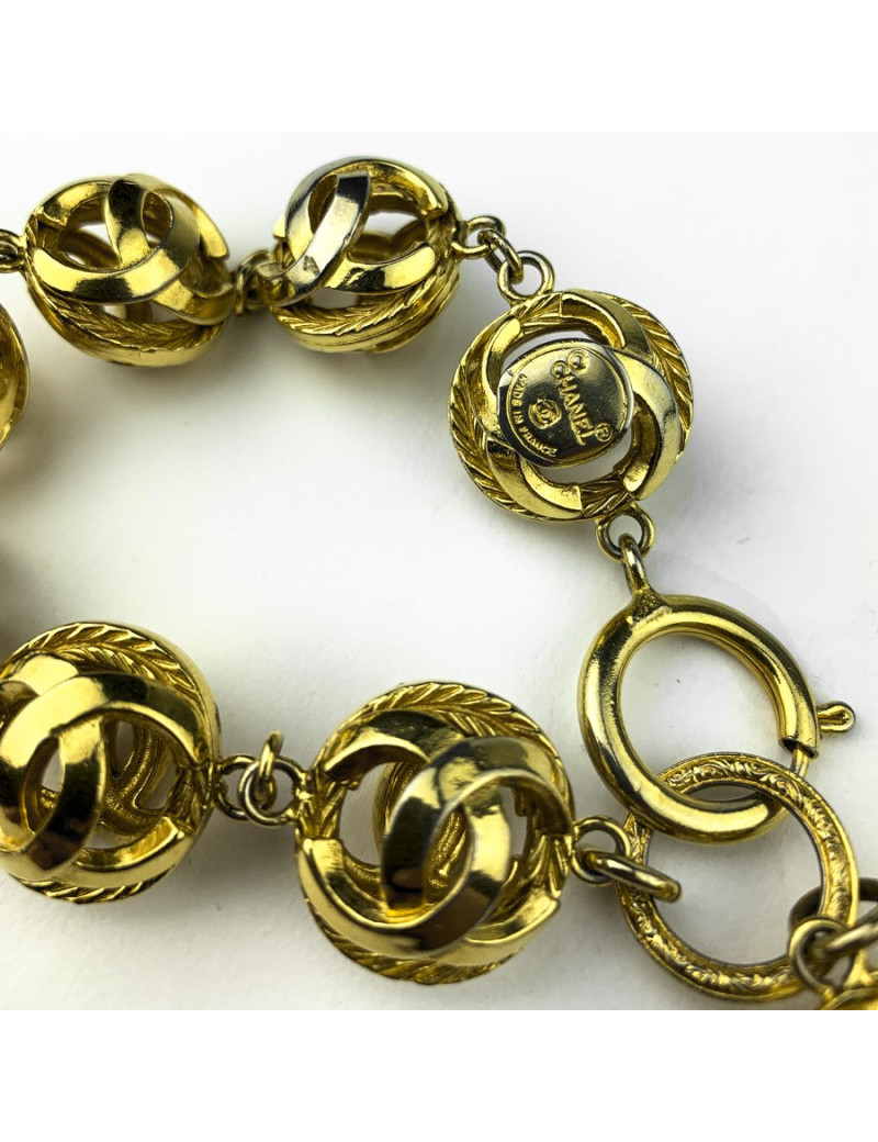 Bracelet doré CHANEL