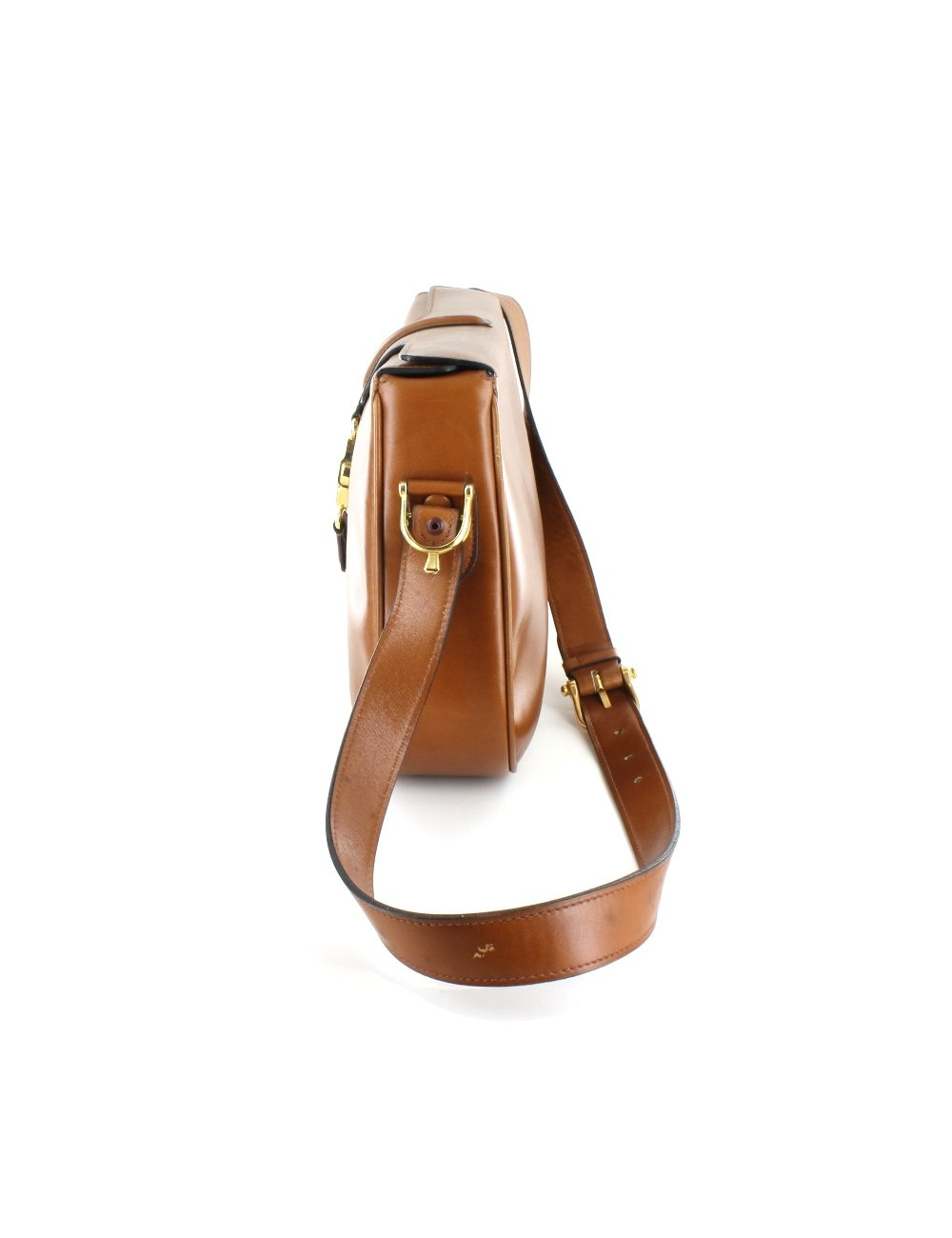 Besace CELINE en cuir box gold 