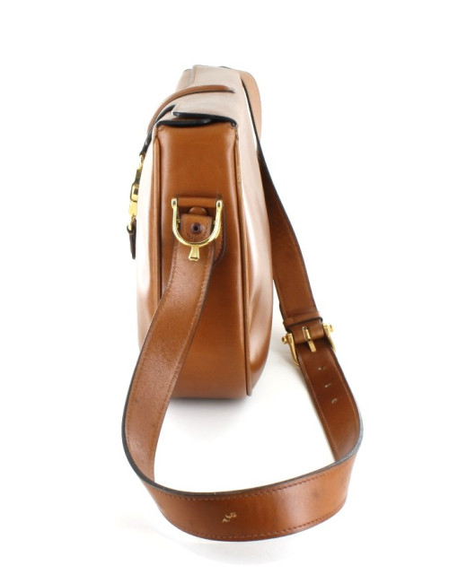 Besace CELINE en cuir box gold 