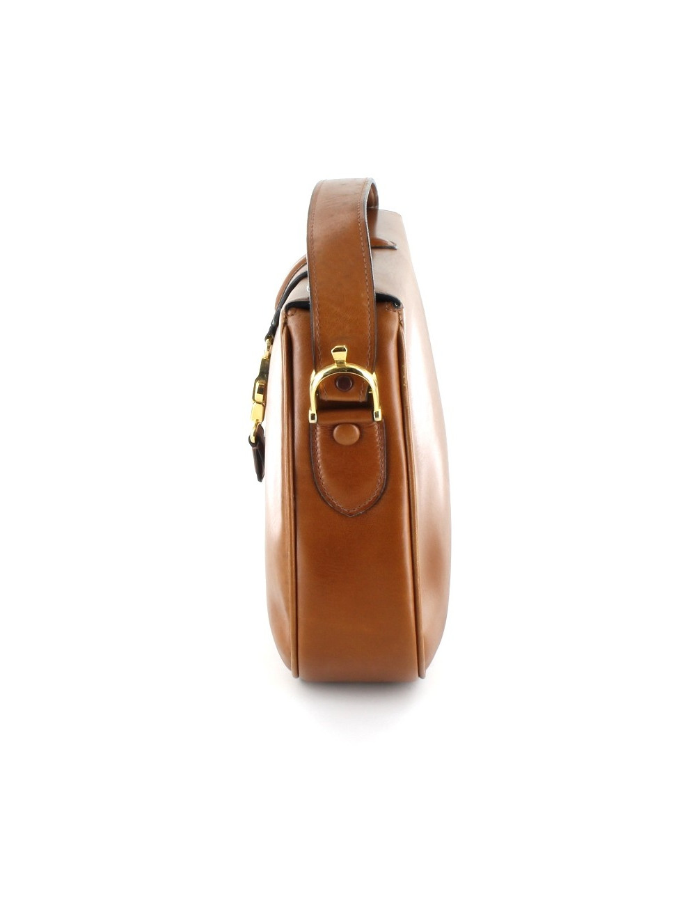 Besace CELINE en cuir box gold 