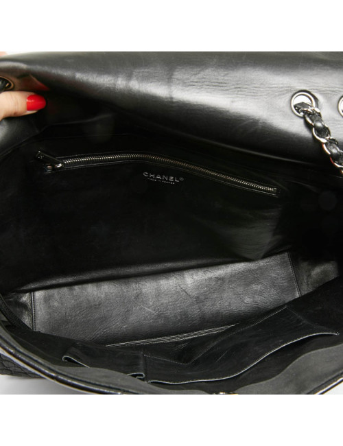 Cabas CHANEL crocodile noir