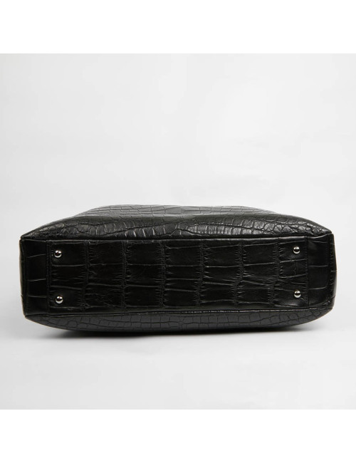 Cabas CHANEL crocodile noir