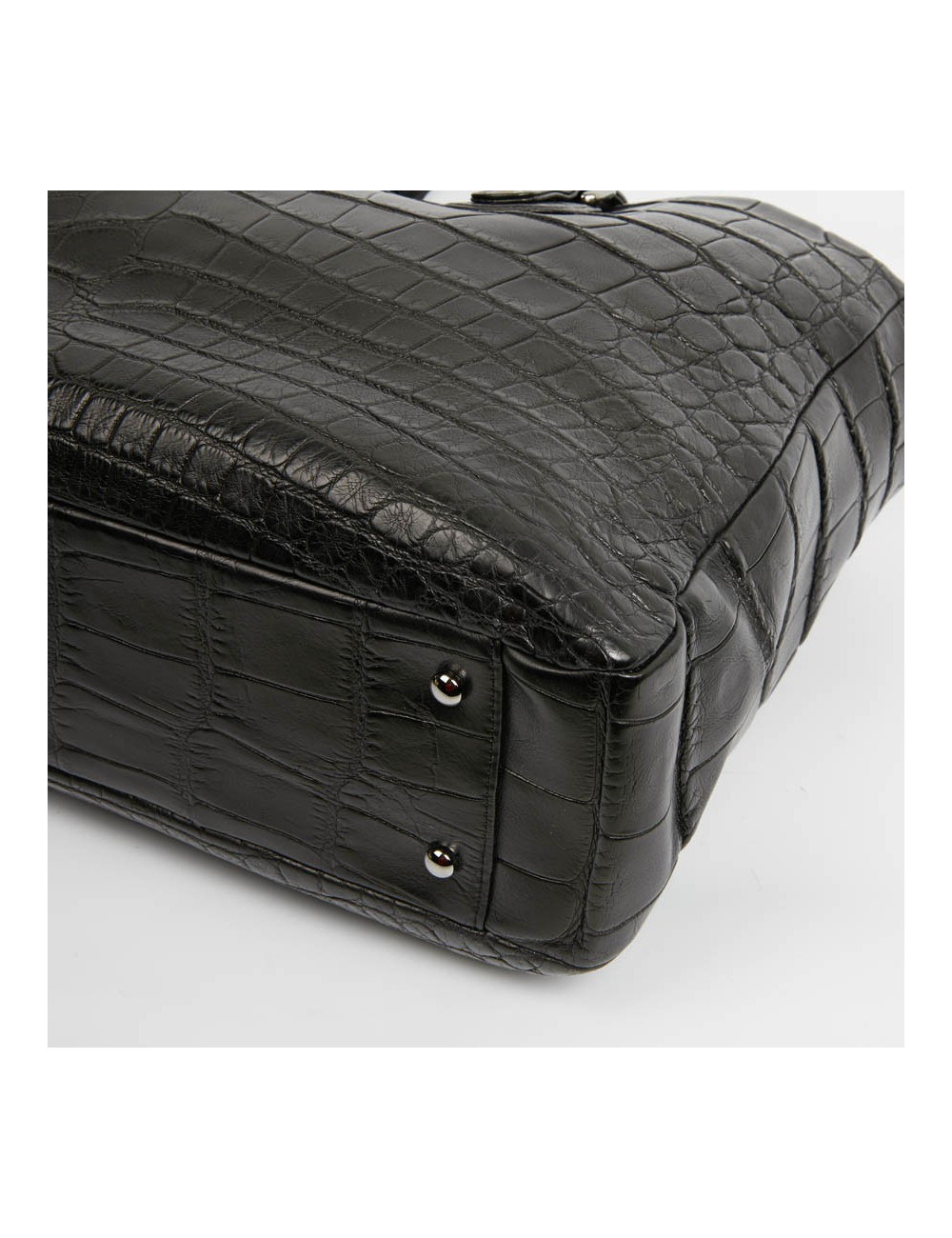 Cabas CHANEL crocodile noir