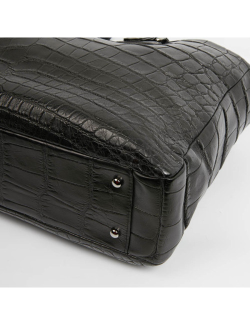 Cabas CHANEL crocodile noir