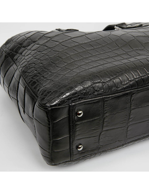 Cabas CHANEL crocodile noir