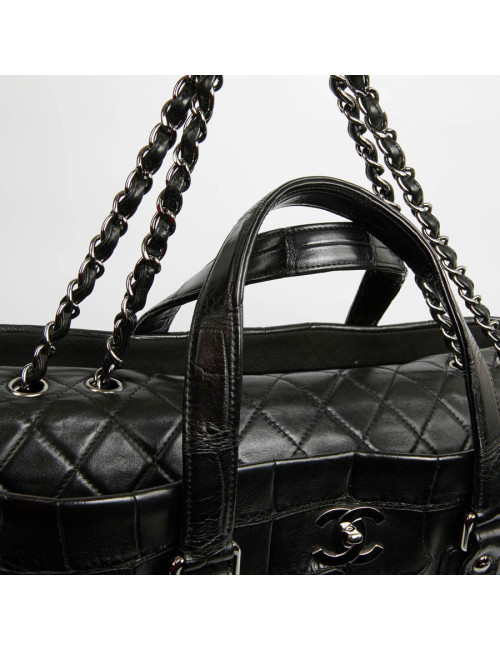 Cabas CHANEL crocodile noir