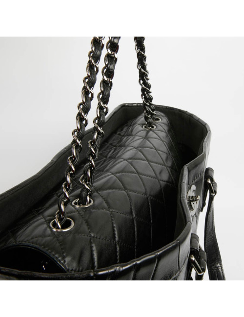Cabas CHANEL crocodile noir