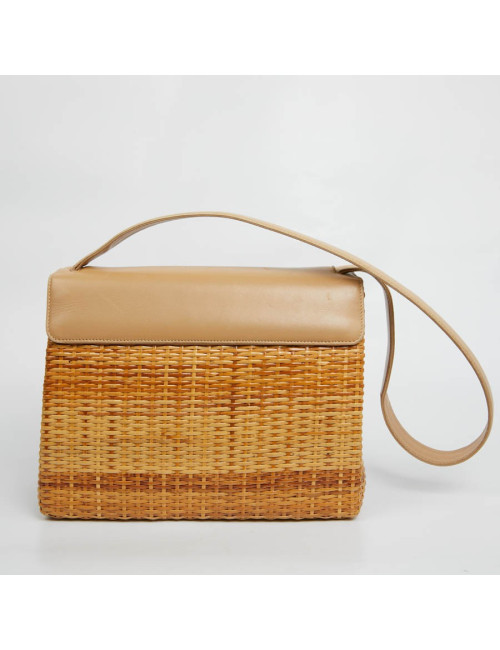 Sac osier CHANEL Vintage