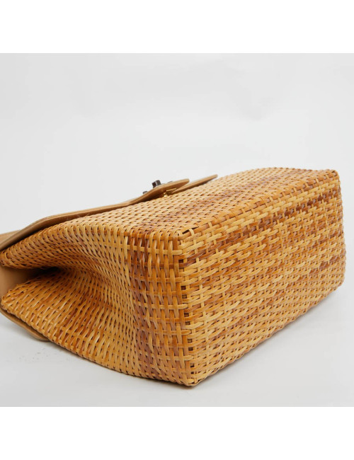 Sac osier CHANEL Vintage