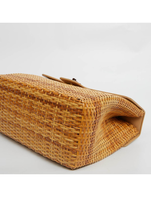 Sac osier CHANEL Vintage