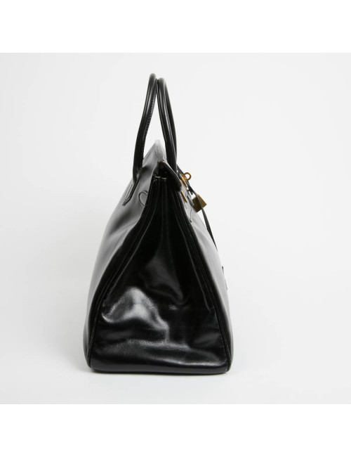 HAC 32 HERMES cuir box noir