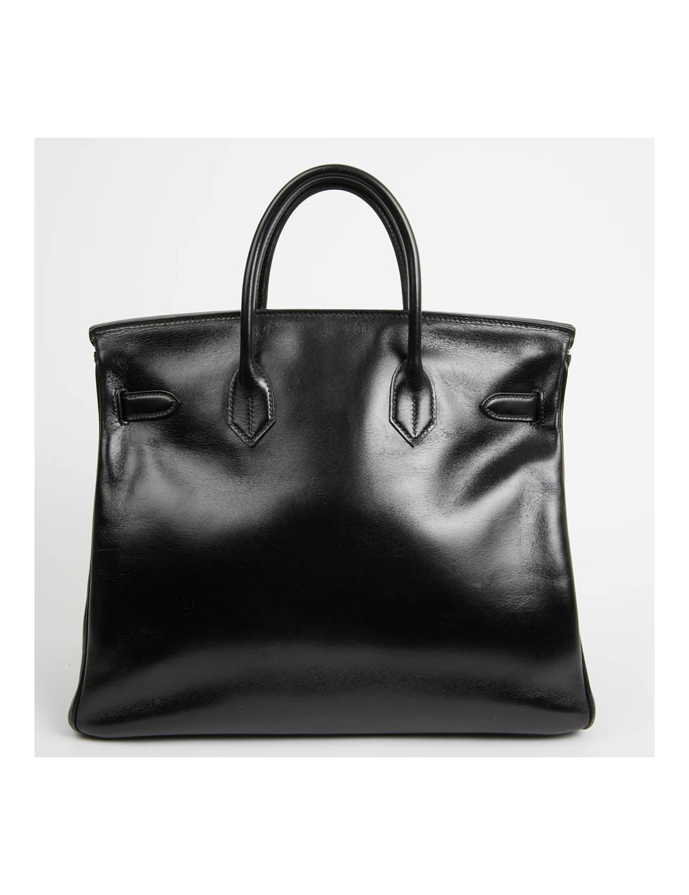 HAC 32 HERMES cuir box noir