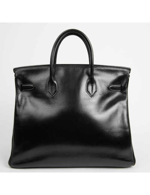 HAC 32 HERMES cuir box noir