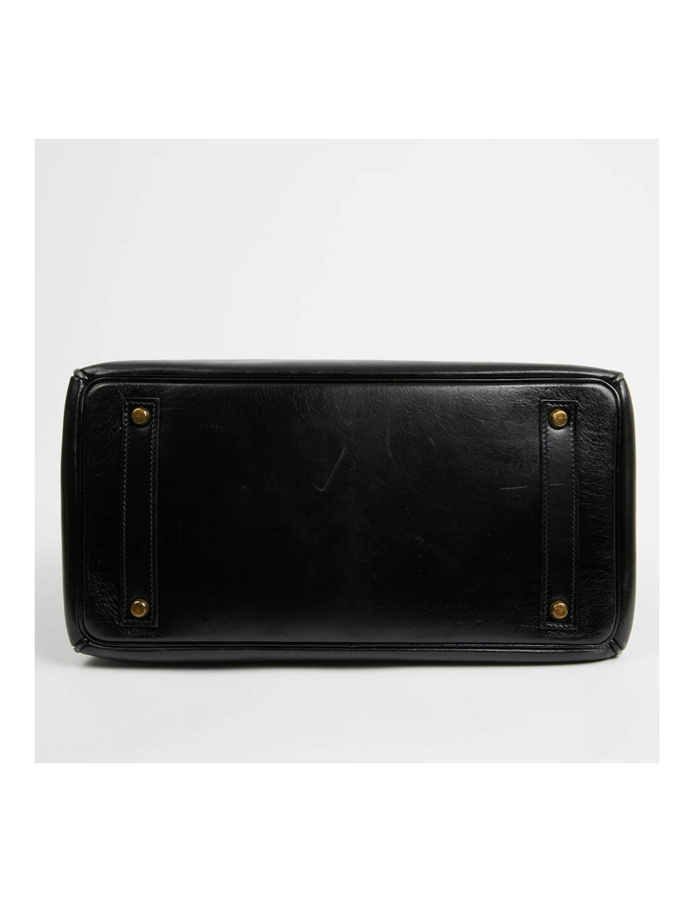 HAC 32 HERMES cuir box noir