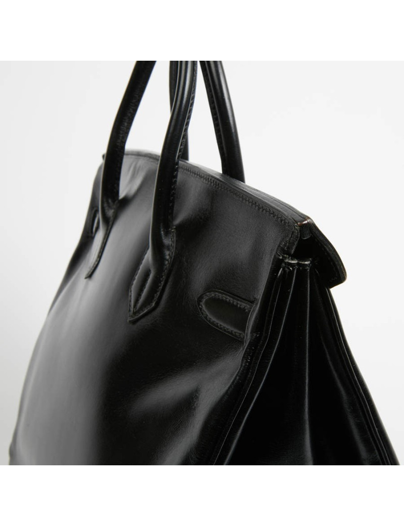 HAC 32 HERMES cuir box noir