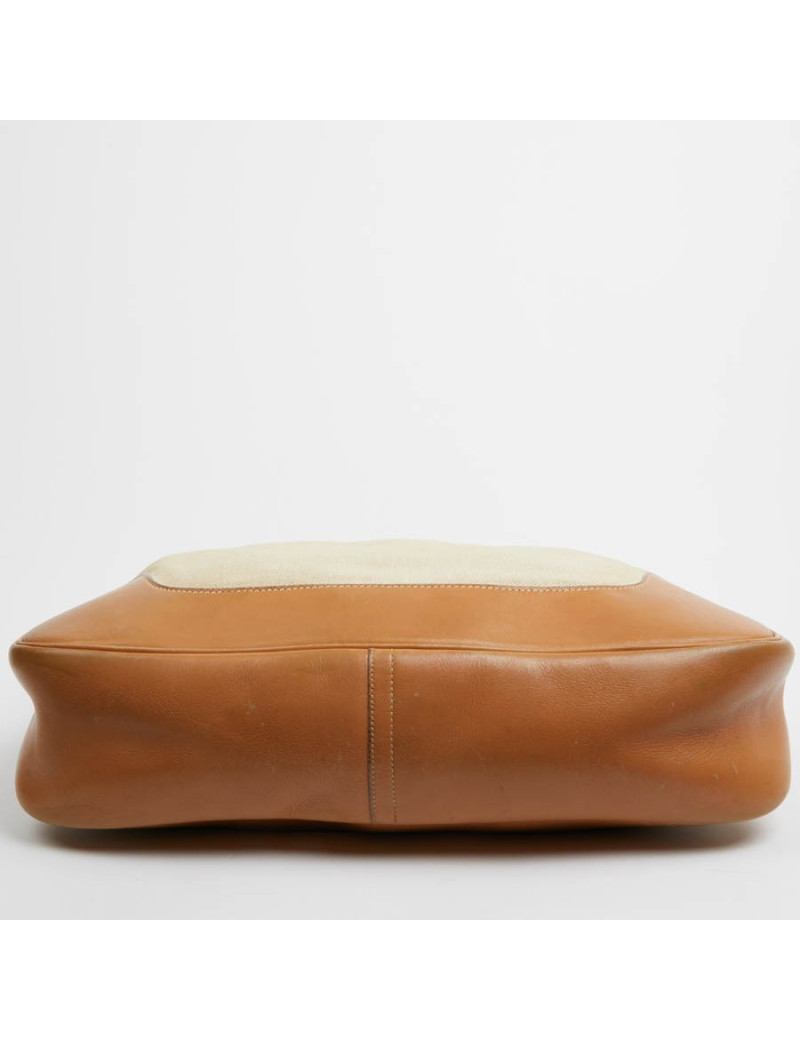 Trim HERMES toile et cuir gold