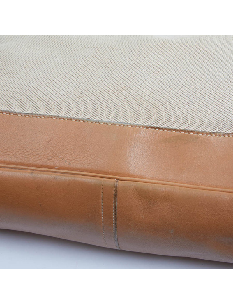 Trim HERMES toile et cuir gold