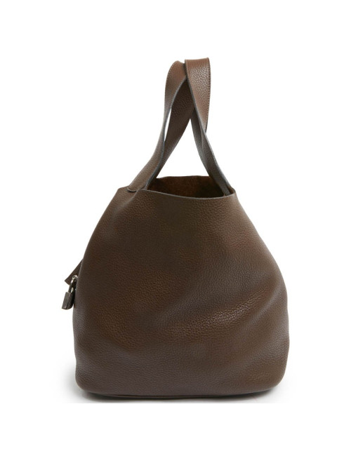 Trim HERMES toile et cuir gold