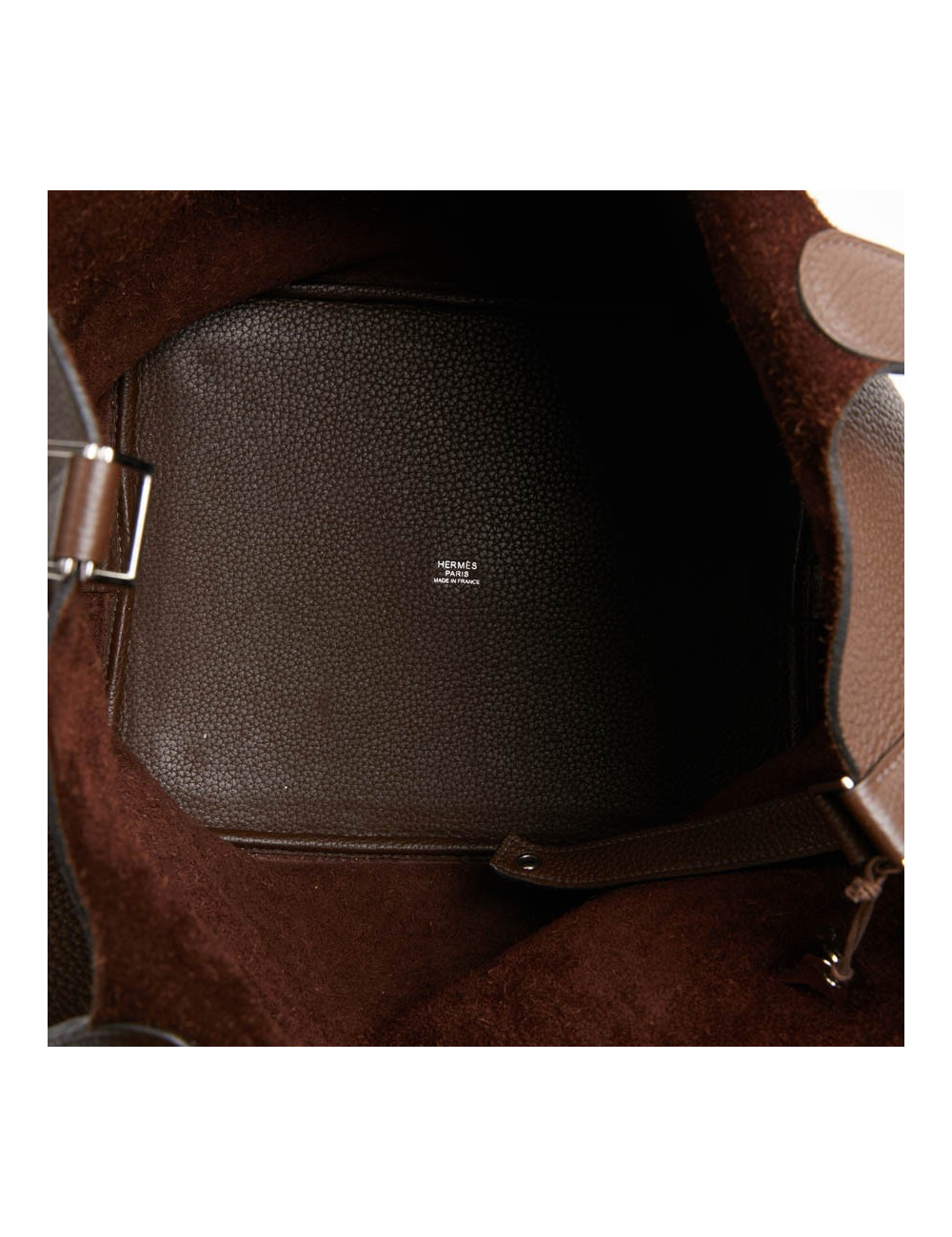 Trim HERMES toile et cuir gold