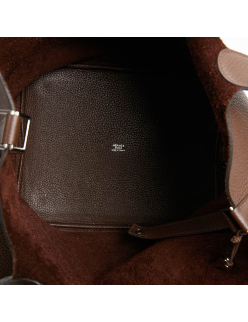 Trim HERMES toile et cuir gold