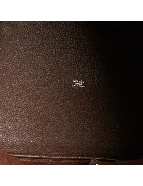 Trim HERMES toile et cuir gold