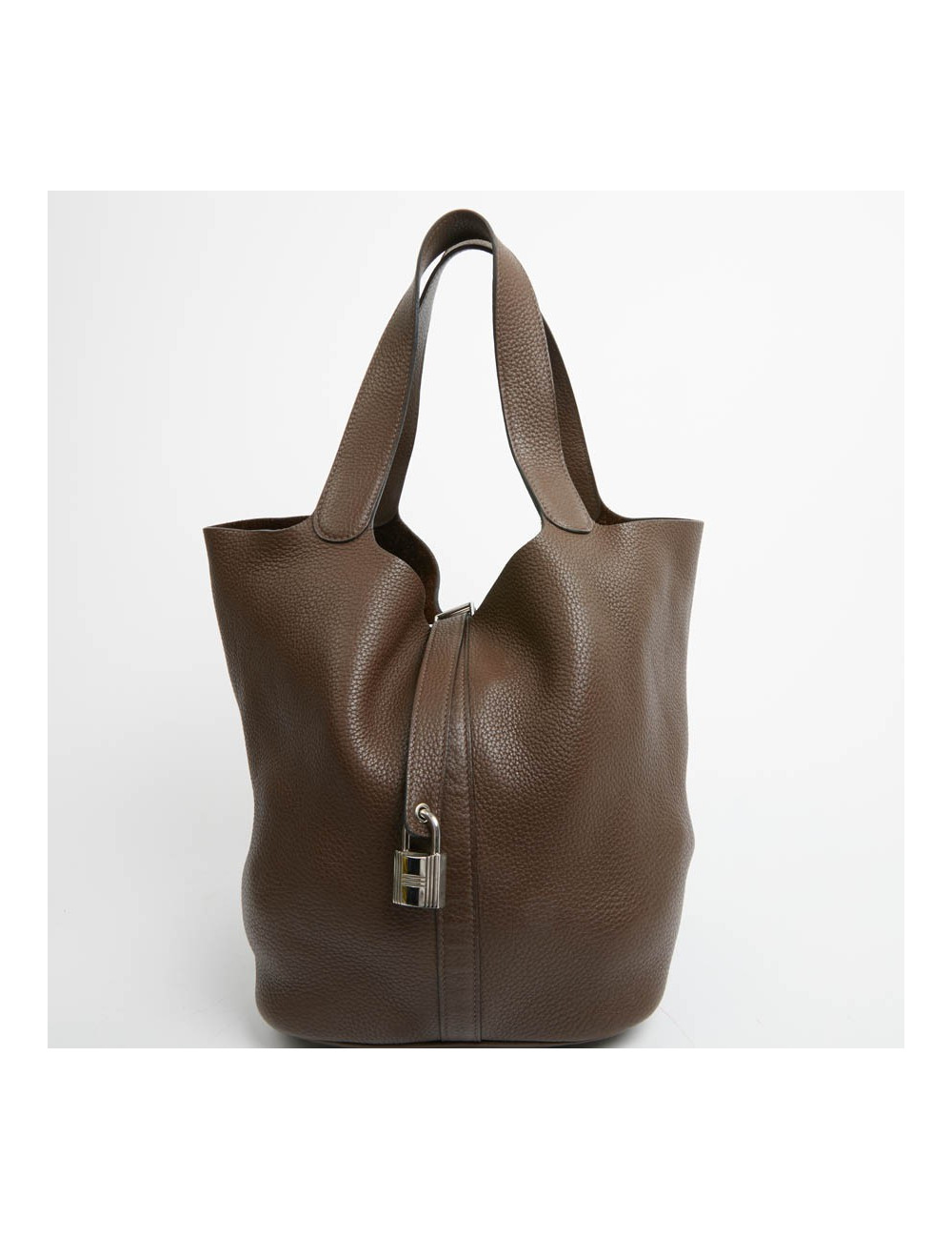 Trim HERMES toile et cuir gold