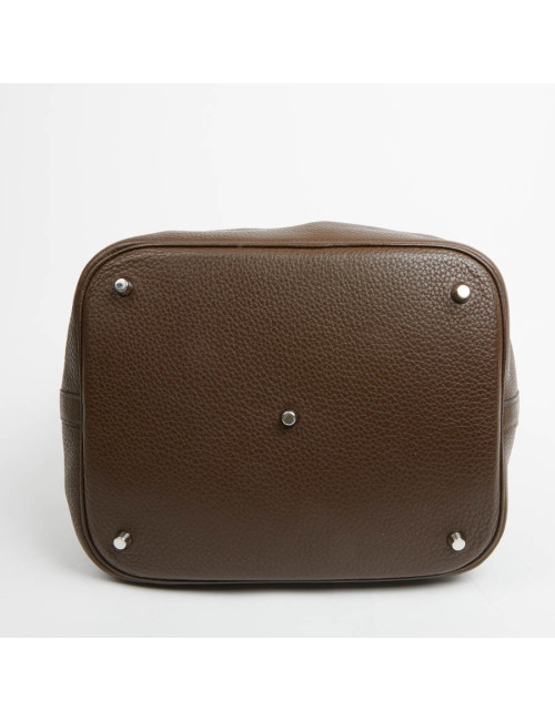 Trim HERMES toile et cuir gold