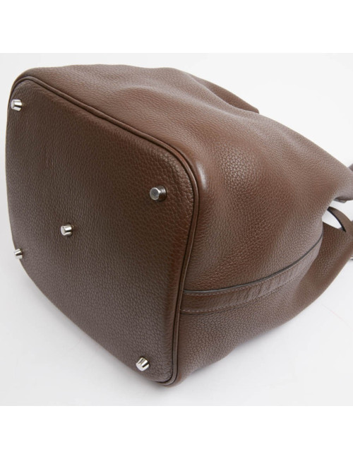 Trim HERMES toile et cuir gold