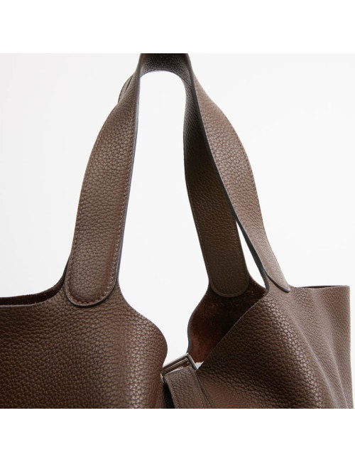 Trim HERMES toile et cuir gold