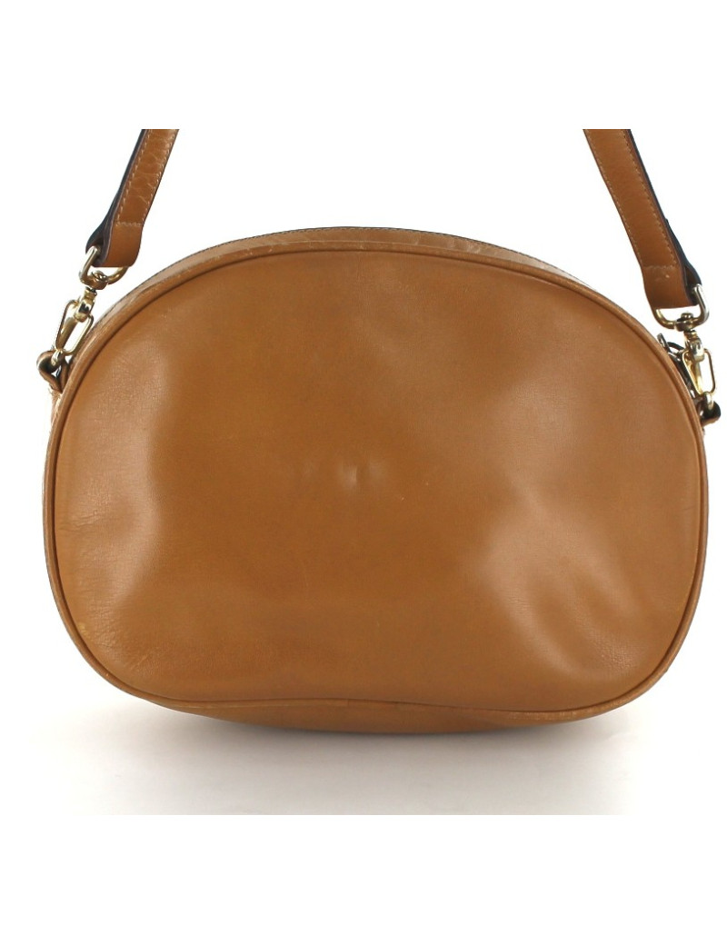 Petit sac CELINE vintage bandoulière en cuir camel 